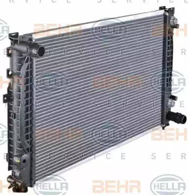 BEHR HELLA Service 8MK 376 720-601 - Radiator, mühərrikin soyudulması furqanavto.az