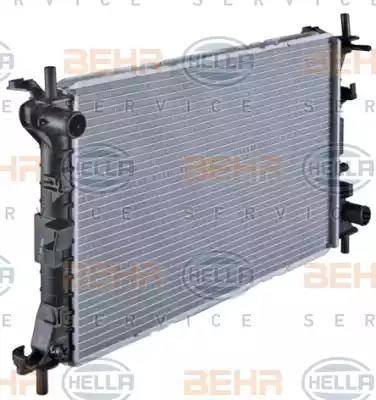 BEHR HELLA Service 8MK 376 720-301 - Radiator, mühərrikin soyudulması furqanavto.az