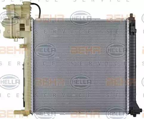 BEHR HELLA Service 8MK 376 722-041 - Radiator, mühərrikin soyudulması furqanavto.az