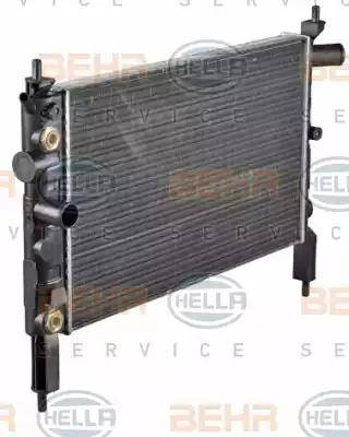 BEHR HELLA Service 8MK 376 771-051 - Radiator, mühərrikin soyudulması furqanavto.az