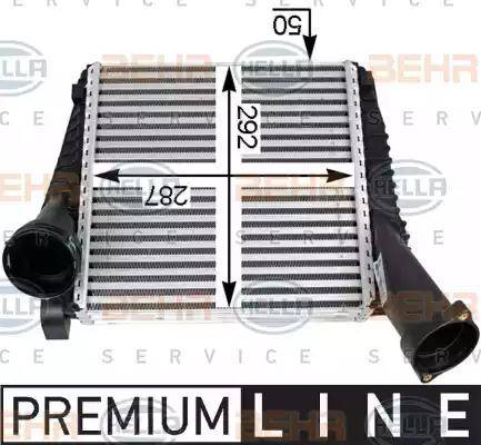 BEHR HELLA Service 8ML 376 723-471 - Intercooler, şarj cihazı furqanavto.az