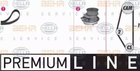 BEHR HELLA Service 8MP 376 801-851 - Su Pompası və Vaxt Kəməri Dəsti furqanavto.az