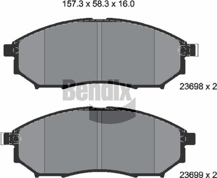 Automotor France ABP0138 - Əyləc altlığı dəsti, əyləc diski furqanavto.az