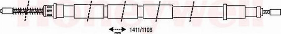 BENDIX 431129B - Kabel, dayanacaq əyləci furqanavto.az