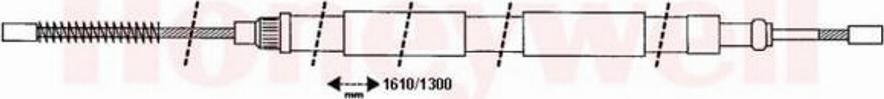 BENDIX 431290B - Kabel, dayanacaq əyləci furqanavto.az