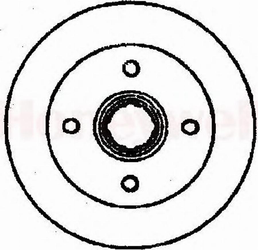 BENDIX 561278B - Əyləc Diski furqanavto.az