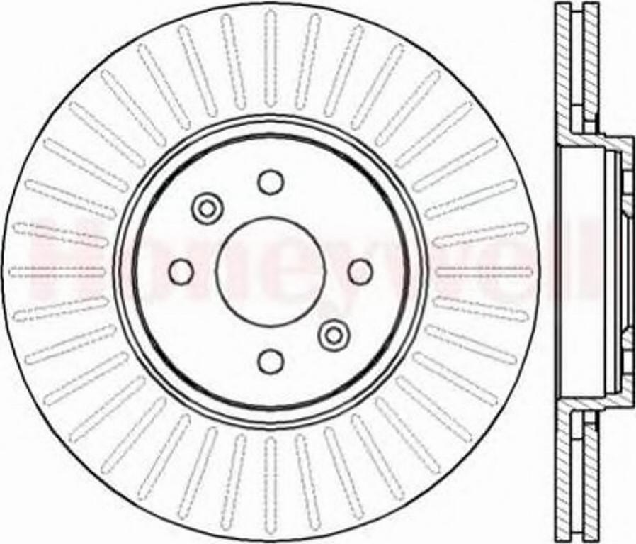 BENDIX 562410B - Əyləc Diski furqanavto.az