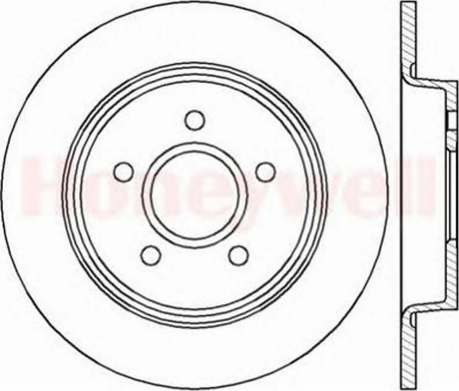 BENDIX 562411B - Əyləc Diski furqanavto.az