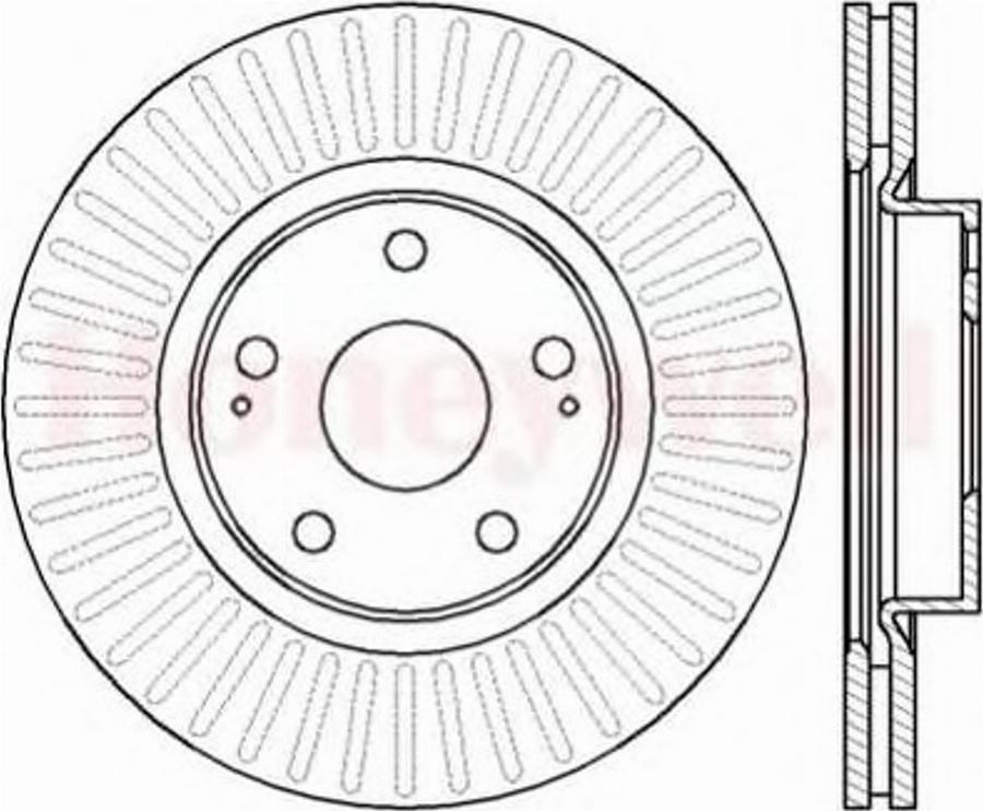 BENDIX 562430B - Əyləc Diski furqanavto.az