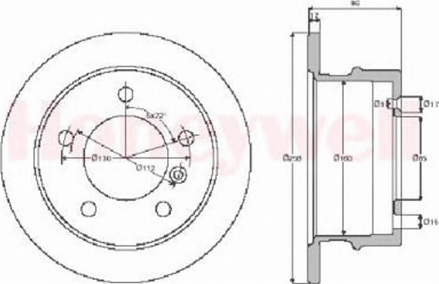 BENDIX 562473B - Əyləc Diski furqanavto.az