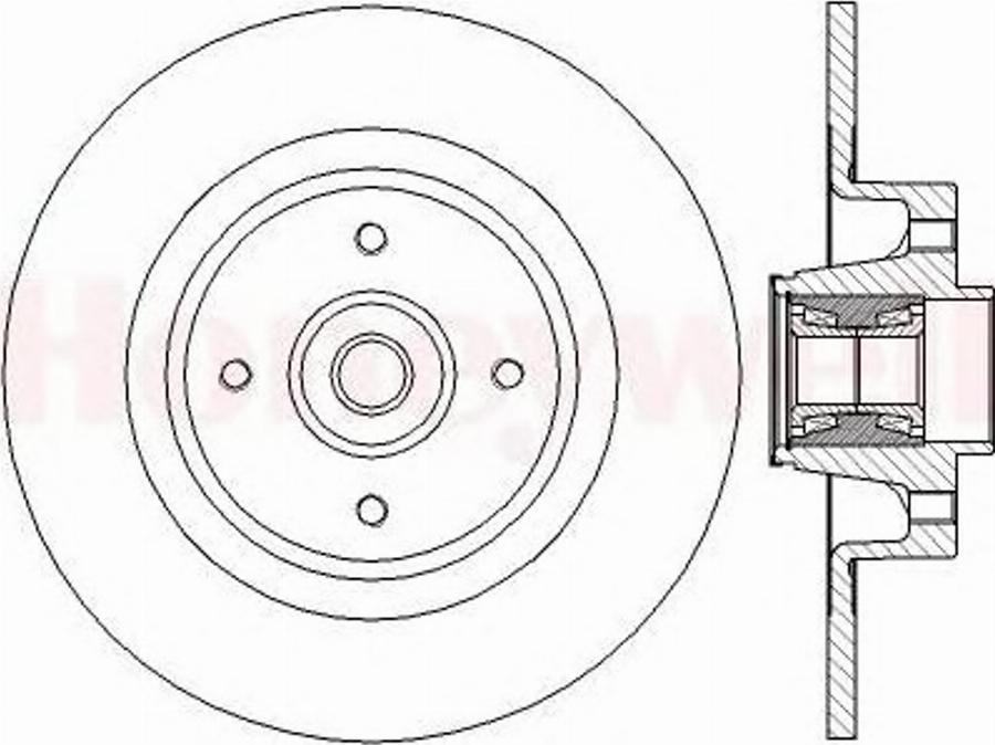 BENDIX 562379B - Əyləc Diski furqanavto.az