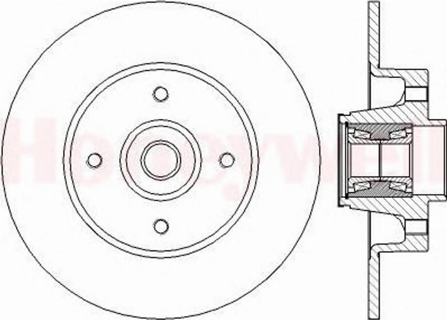 BENDIX 562376B - Əyləc Diski furqanavto.az