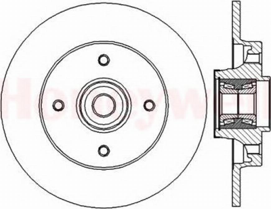 BENDIX 562373B - Əyləc Diski furqanavto.az