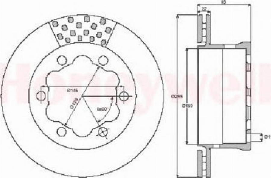 BENDIX 567810 B - Əyləc Diski furqanavto.az