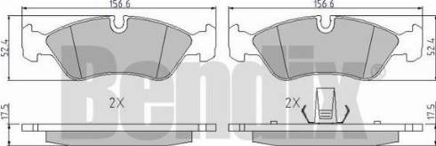 BENDIX 510058 - Əyləc altlığı dəsti, əyləc diski furqanavto.az