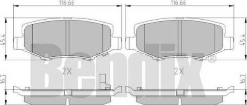 BENDIX 511154 - Əyləc altlığı dəsti, əyləc diski furqanavto.az