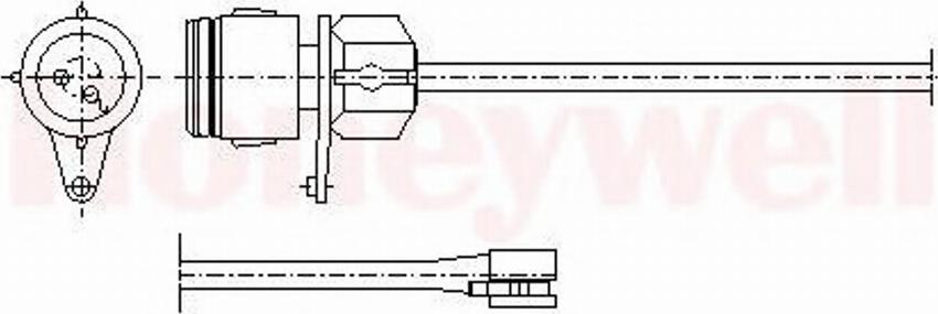 BENDIX 581356 - Xəbərdarlıq Kontakt, əyləc padinin aşınması furqanavto.az