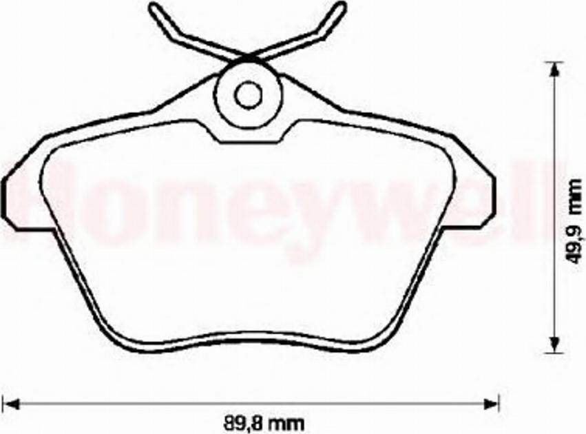 BENDIX 571908B - Əyləc altlığı dəsti, əyləc diski furqanavto.az