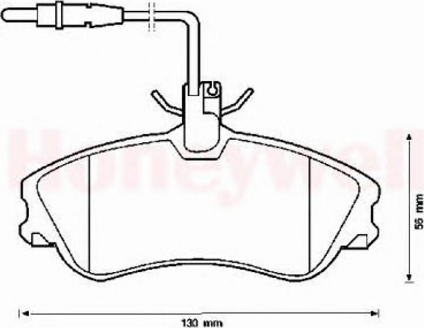 BENDIX 571919B - Əyləc altlığı dəsti, əyləc diski furqanavto.az