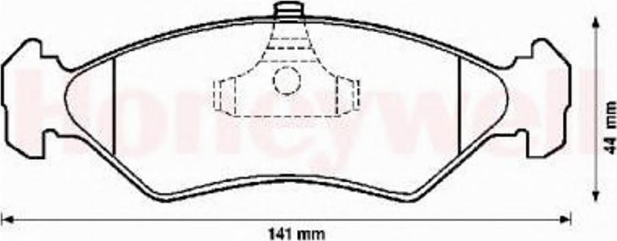 BENDIX 571913X - Əyləc altlığı dəsti, əyləc diski furqanavto.az