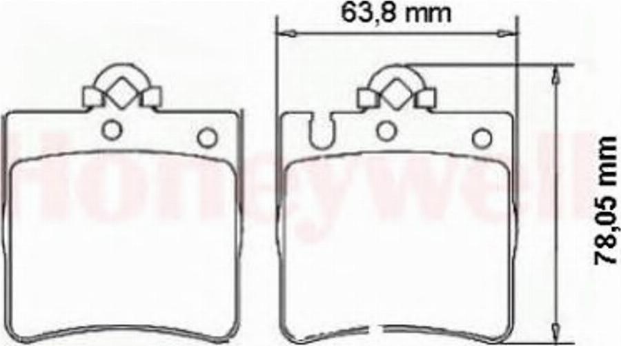 BENDIX 571988 B - Əyləc altlığı dəsti, əyləc diski furqanavto.az