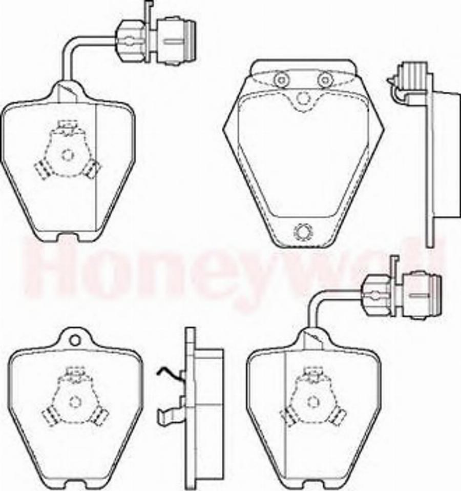 BENDIX 571983B - Əyləc altlığı dəsti, əyləc diski furqanavto.az