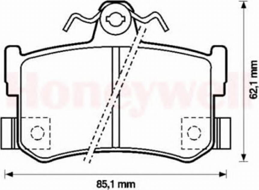 BENDIX 571938 B - Əyləc altlığı dəsti, əyləc diski furqanavto.az