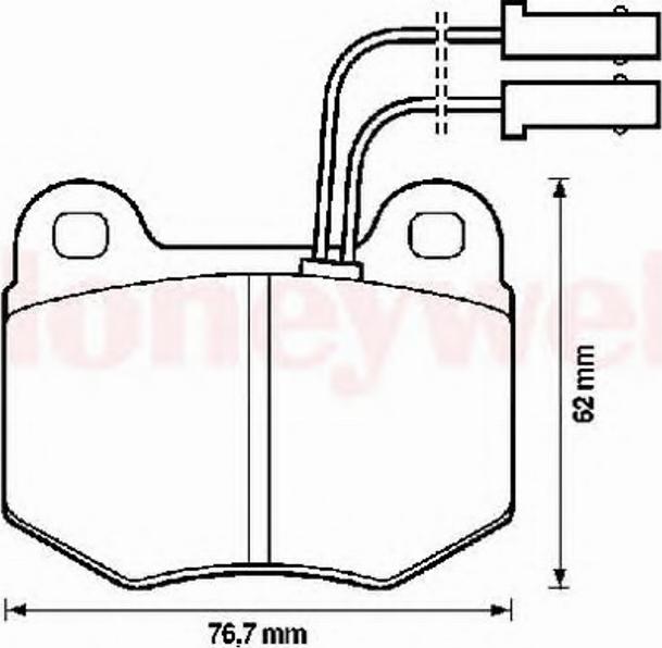 BENDIX 571450B - Əyləc altlığı dəsti, əyləc diski furqanavto.az