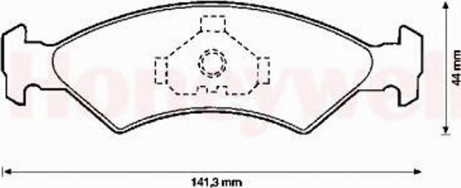 BENDIX 571412B - Əyləc altlığı dəsti, əyləc diski furqanavto.az