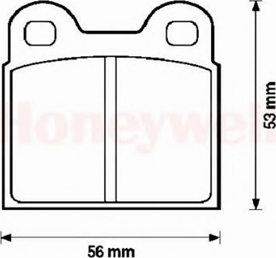 BENDIX 571429B - Əyləc altlığı dəsti, əyləc diski furqanavto.az