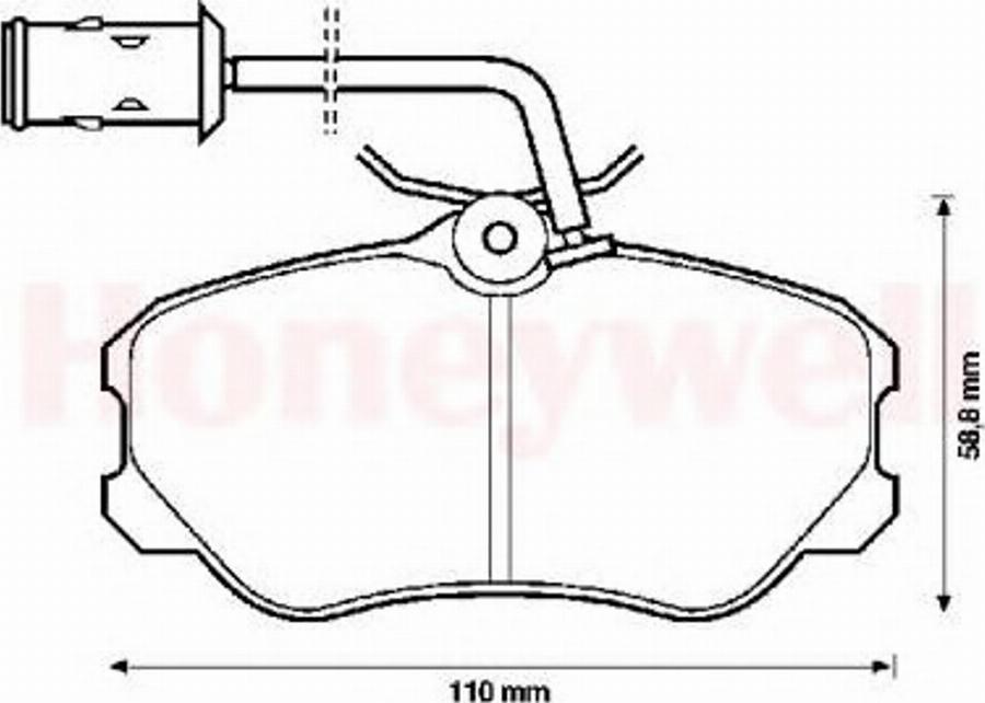 BENDIX 571471B - Əyləc altlığı dəsti, əyləc diski furqanavto.az