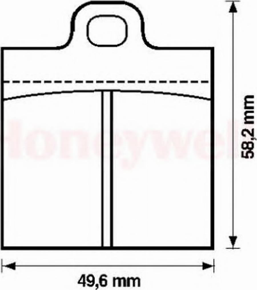 BENDIX 571800B - Əyləc altlığı dəsti, əyləc diski furqanavto.az