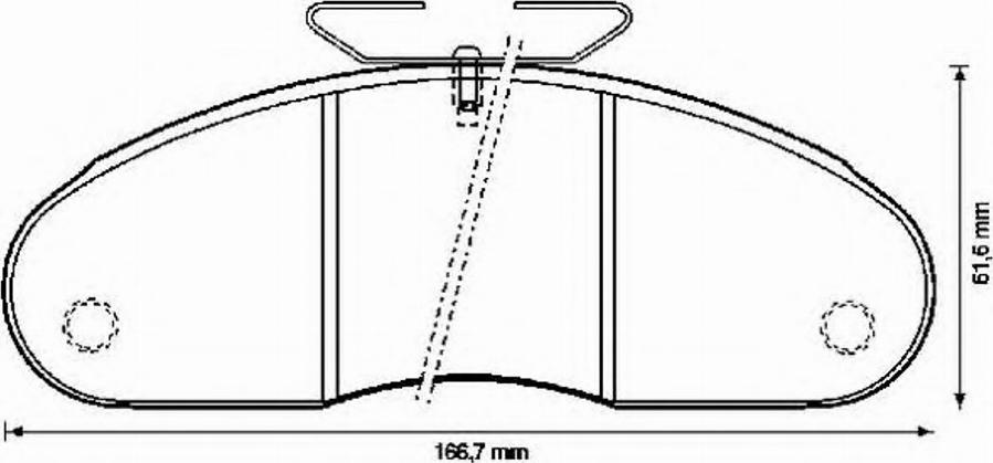 BENDIX 571885B - Əyləc altlığı dəsti, əyləc diski furqanavto.az