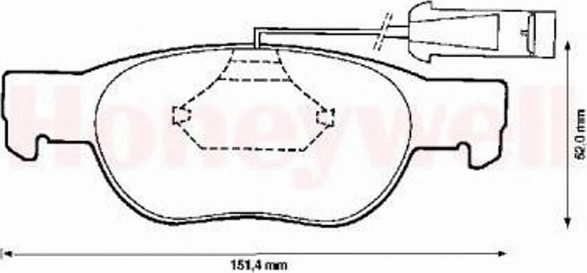 BENDIX 571882B - Əyləc altlığı dəsti, əyləc diski furqanavto.az