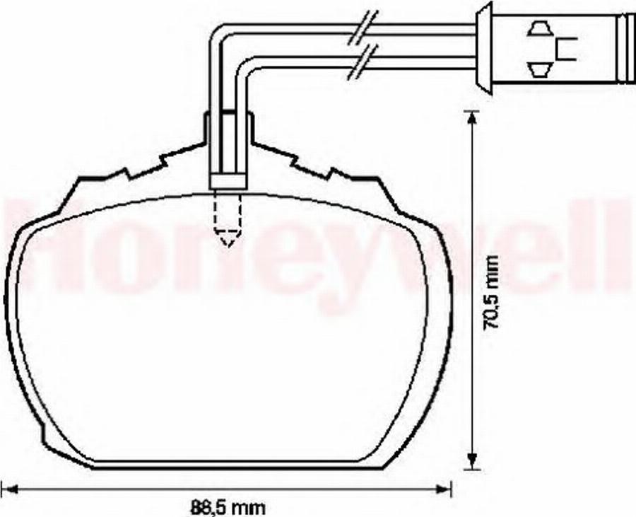 BENDIX 571820B - Əyləc altlığı dəsti, əyləc diski furqanavto.az