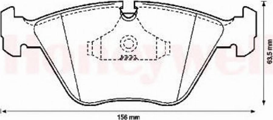 BENDIX 571355X - Əyləc altlığı dəsti, əyləc diski furqanavto.az