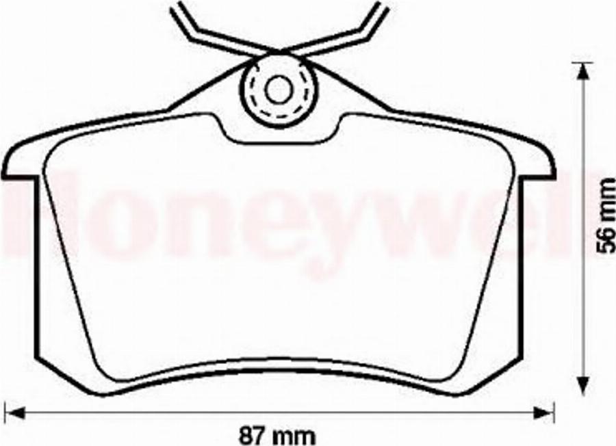 BENDIX 571361B - Əyləc altlığı dəsti, əyləc diski furqanavto.az