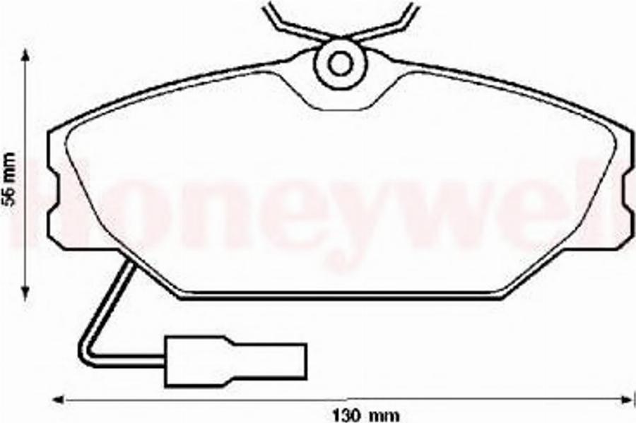 BENDIX 571313B - Əyləc altlığı dəsti, əyləc diski furqanavto.az