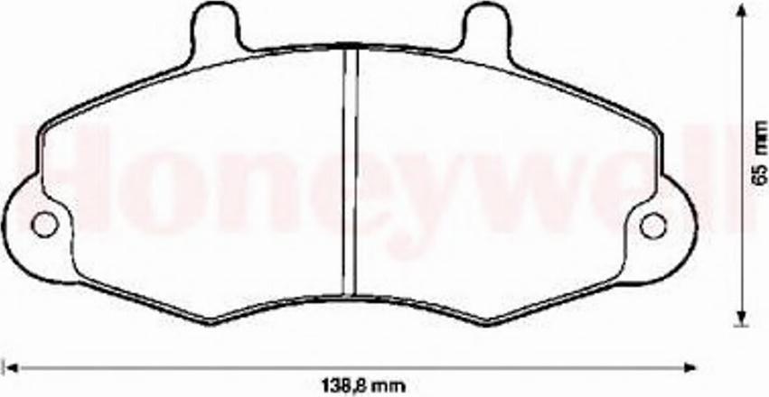 BENDIX 571745X - Əyləc altlığı dəsti, əyləc diski furqanavto.az