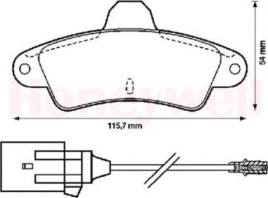 BENDIX 571755B - Əyləc altlığı dəsti, əyləc diski furqanavto.az