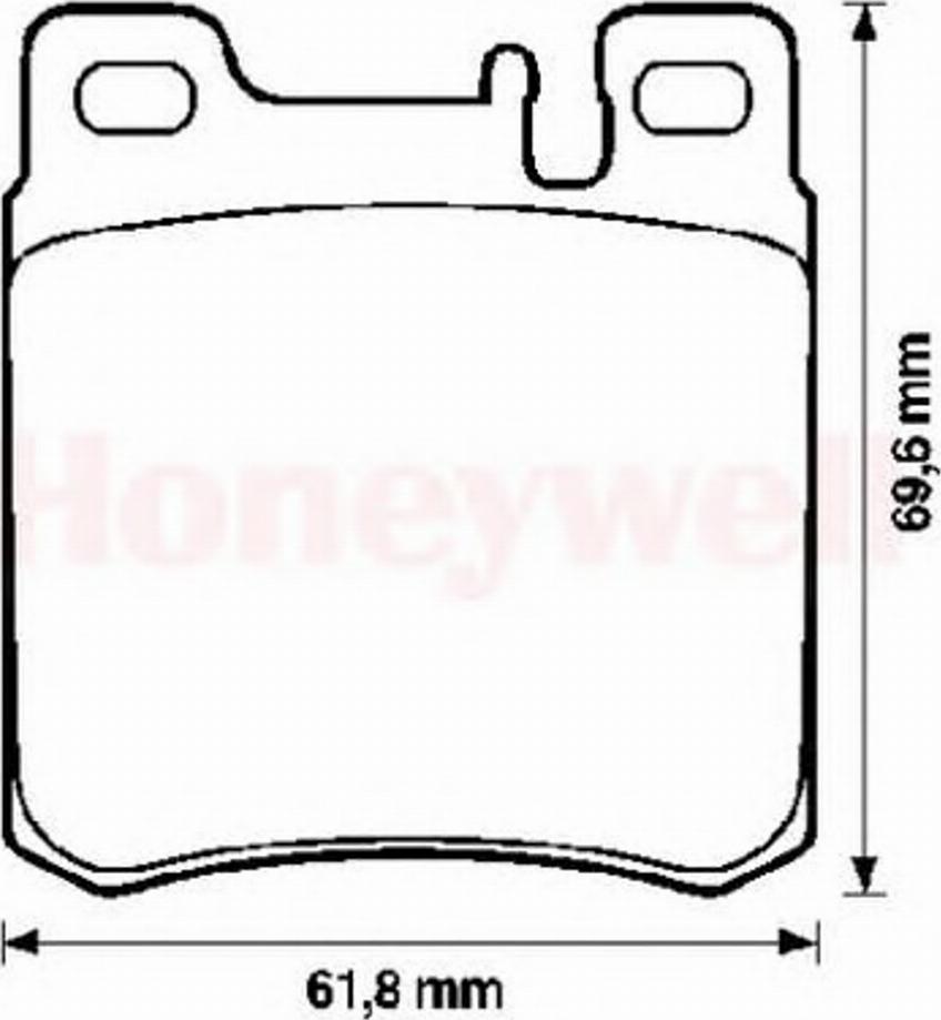 BENDIX 571722B - Əyləc altlığı dəsti, əyləc diski furqanavto.az