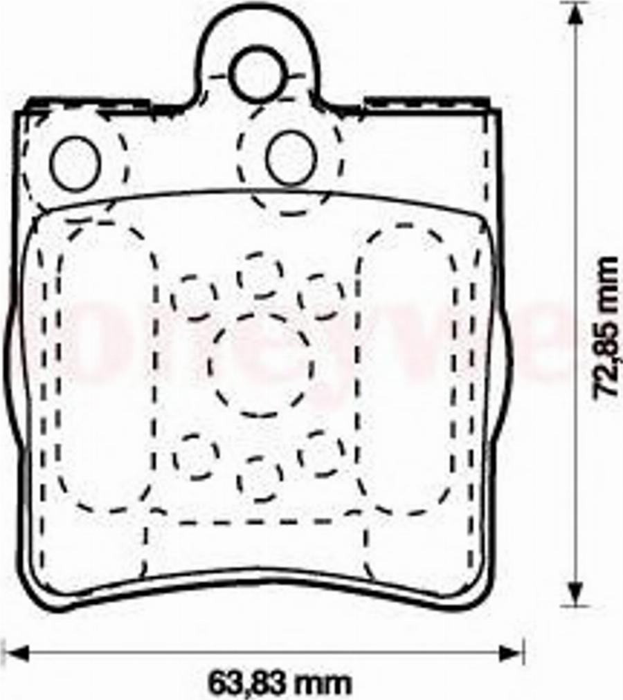 BENDIX 573093 B - Əyləc altlığı dəsti, əyləc diski furqanavto.az