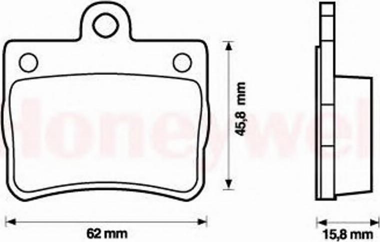 BENDIX 573053B - Əyləc altlığı dəsti, əyləc diski www.furqanavto.az