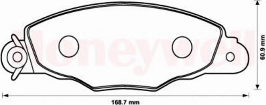 BENDIX 573057B - Əyləc altlığı dəsti, əyləc diski furqanavto.az