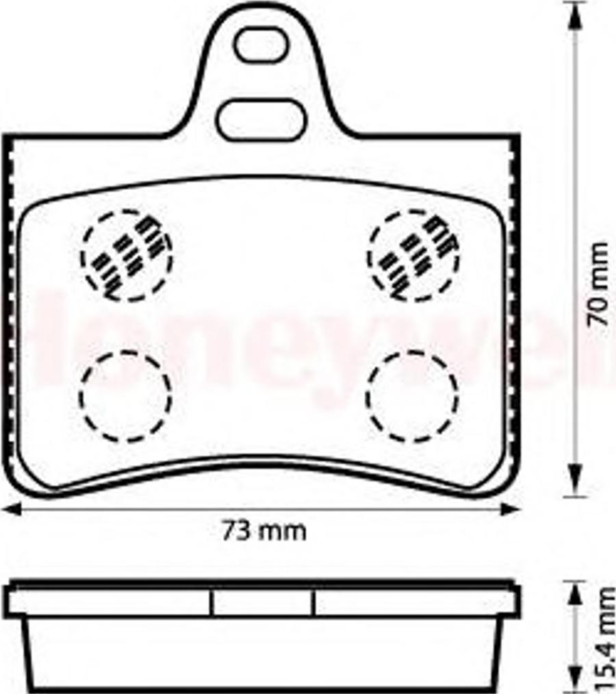 BENDIX 573028B - Əyləc altlığı dəsti, əyləc diski furqanavto.az