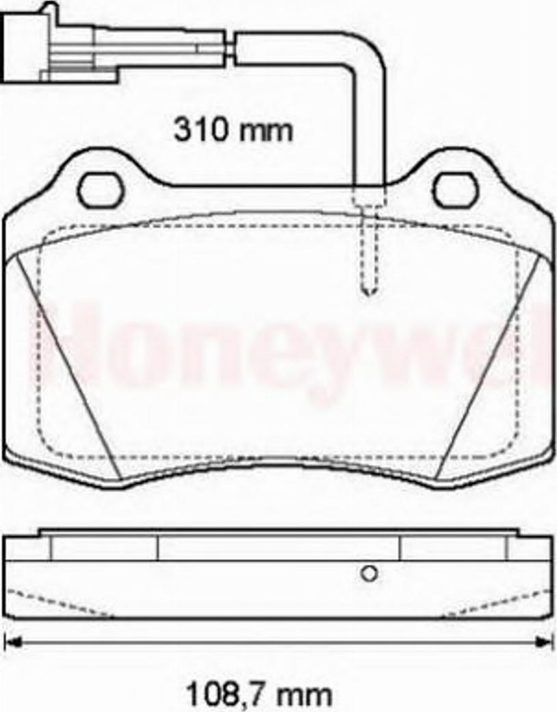 BENDIX 573079B - Əyləc altlığı dəsti, əyləc diski furqanavto.az