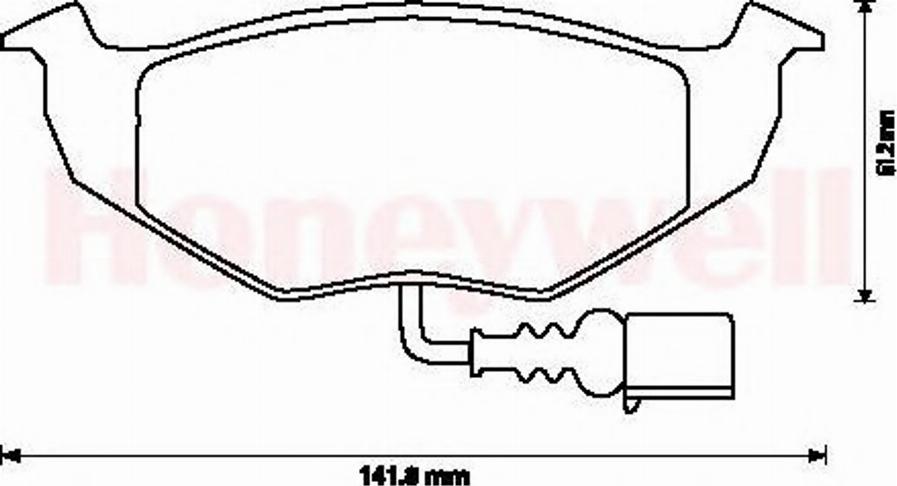 BENDIX 573111B - Əyləc altlığı dəsti, əyləc diski furqanavto.az