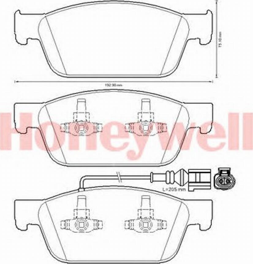 BENDIX 573330B - Əyləc altlığı dəsti, əyləc diski furqanavto.az