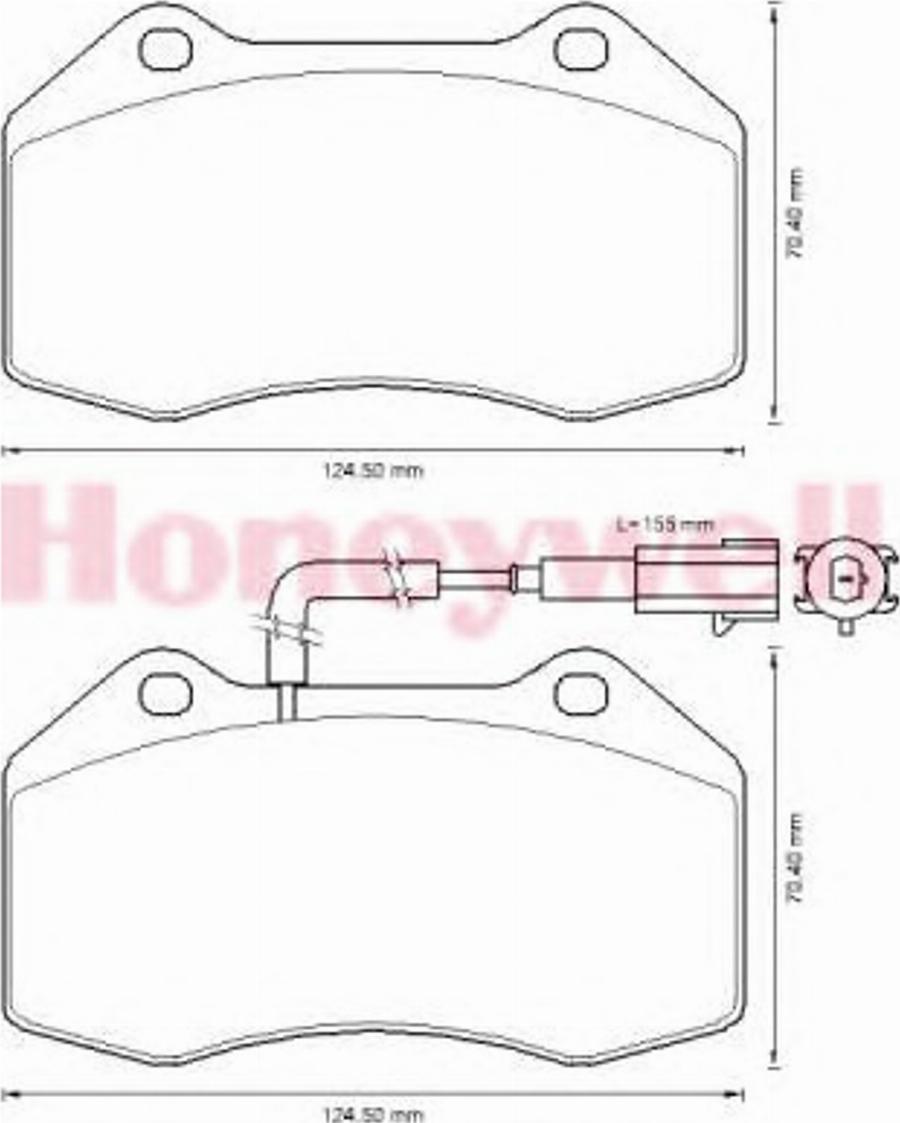 BENDIX 573290B - Əyləc altlığı dəsti, əyləc diski furqanavto.az