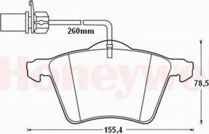 BENDIX 573206B - Əyləc altlığı dəsti, əyləc diski furqanavto.az